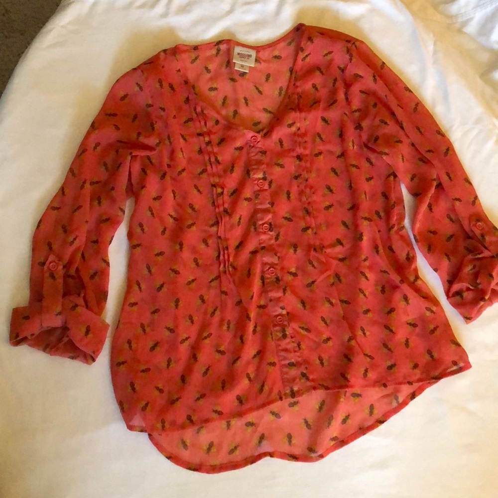 3/4 length blouse